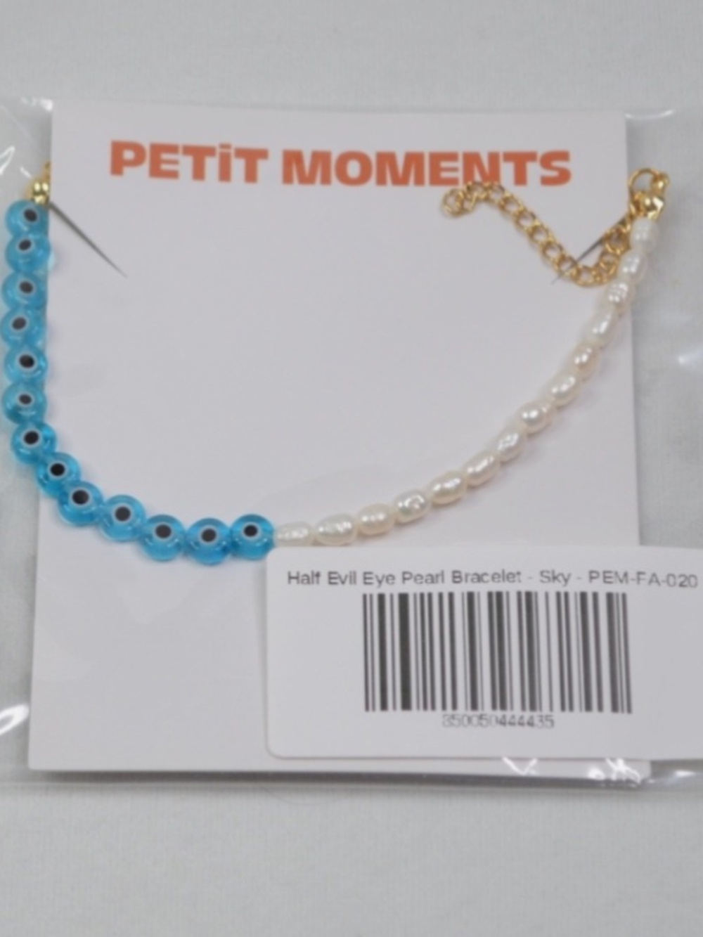Petit Moments Half Pearl Half Evil Eye, Sky